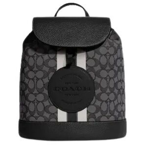 Coach Dempsey drawstring backpack in black